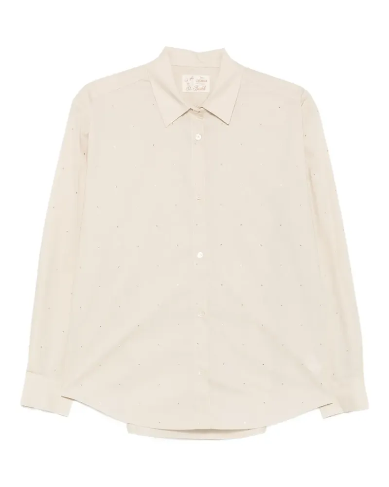 MC2 Saint Barth Meredith strass-embellishment shirt - Nude Nude