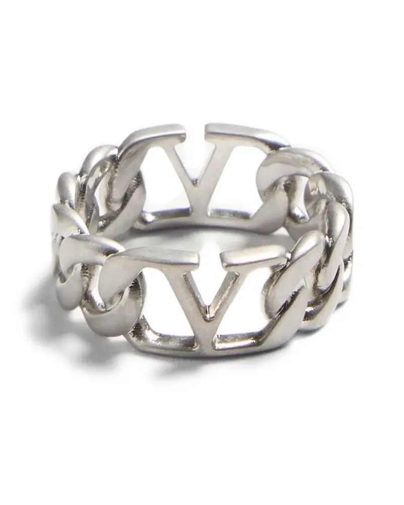 Valentino Garavani VLogo Signature Ring - Silber Silber