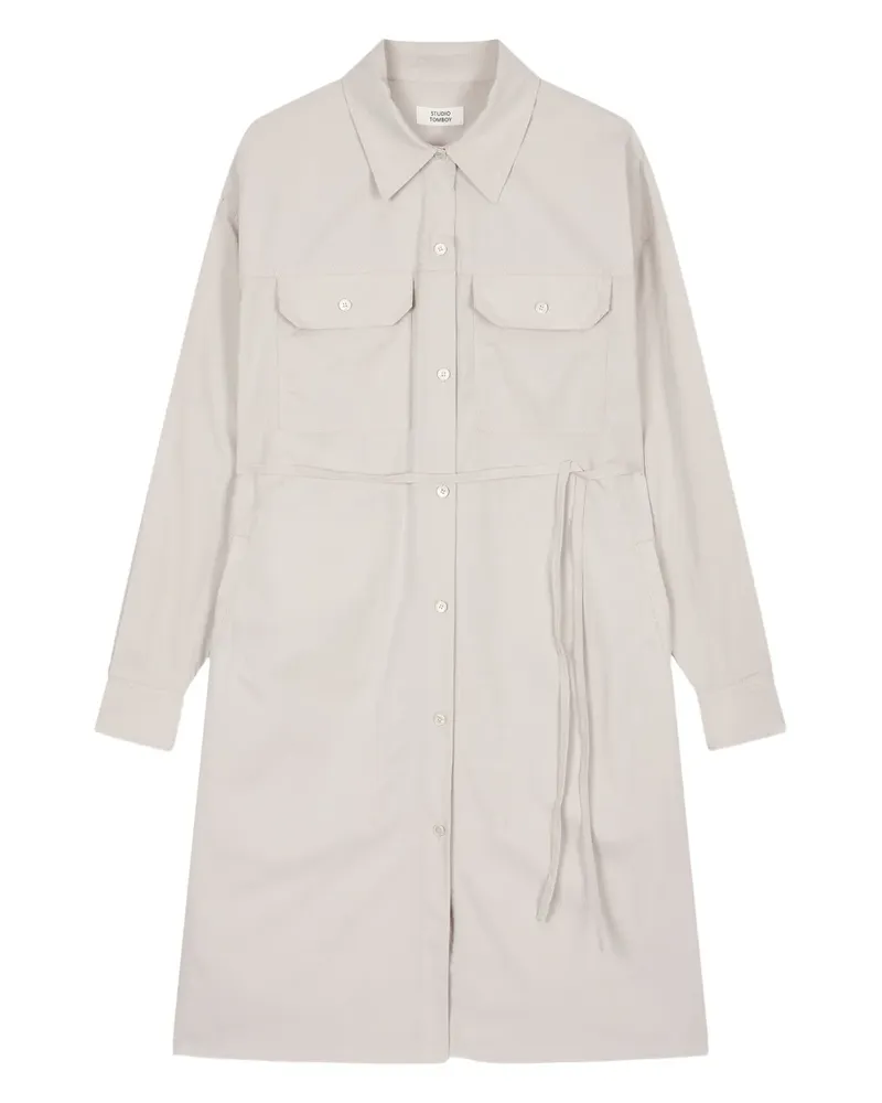 STUDIO TOMBOY Hemdkleid im Utility-Look - Grau Grau