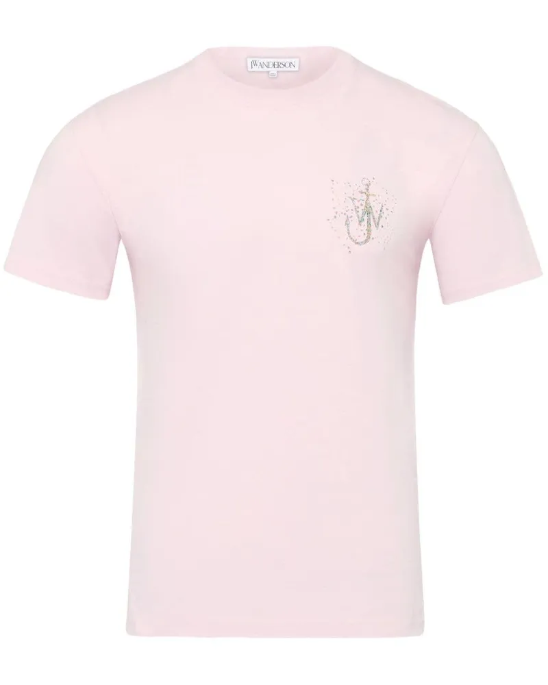 J.W.Anderson Pigeon T-Shirt aus Bio-Baumwolle Rosa