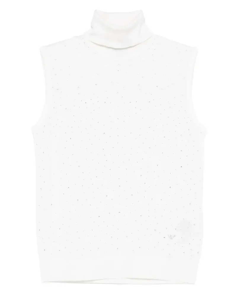 Emporio Armani Tanktop mit Rollkragen - Weiß Weiß