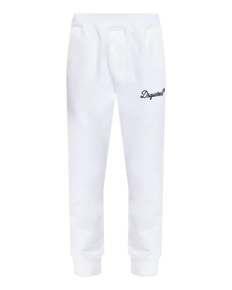 Dsquared2 embroidered track pants - Weiß Weiß