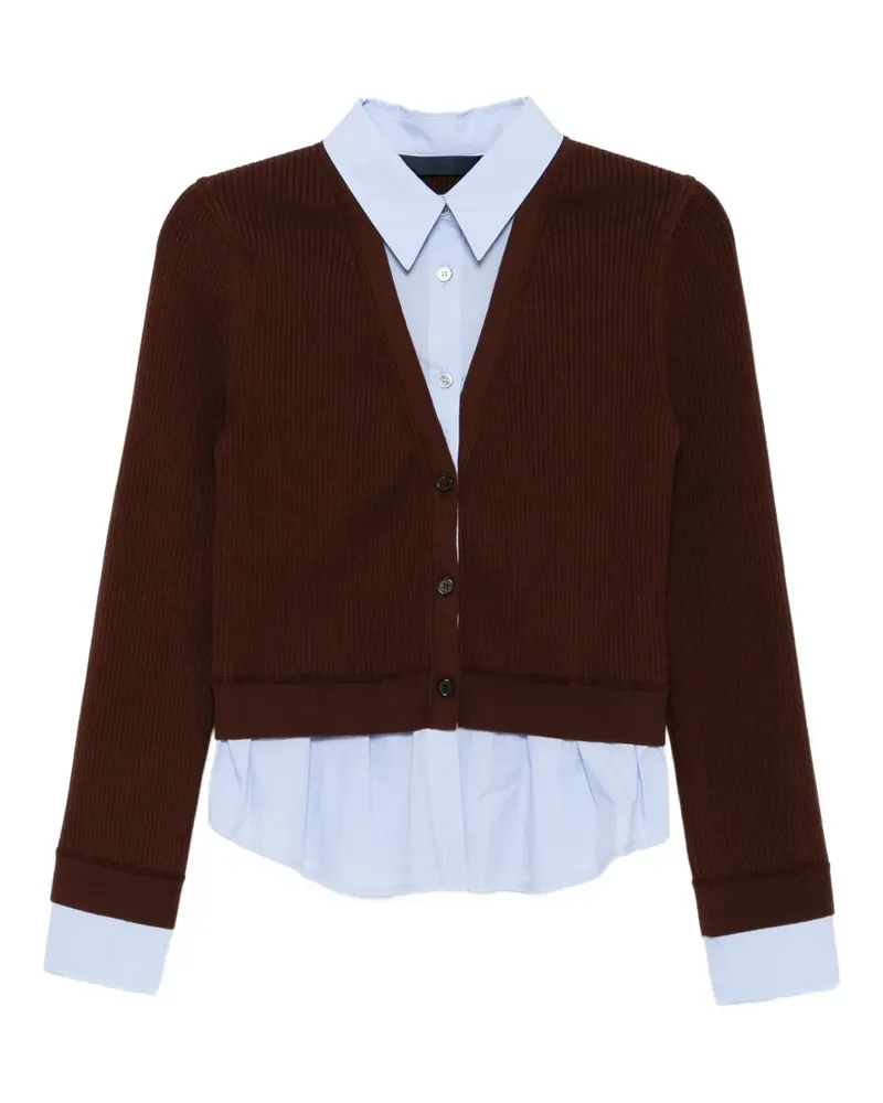JUUN.J Oberteil mit Logo-Patch - Braun Braun