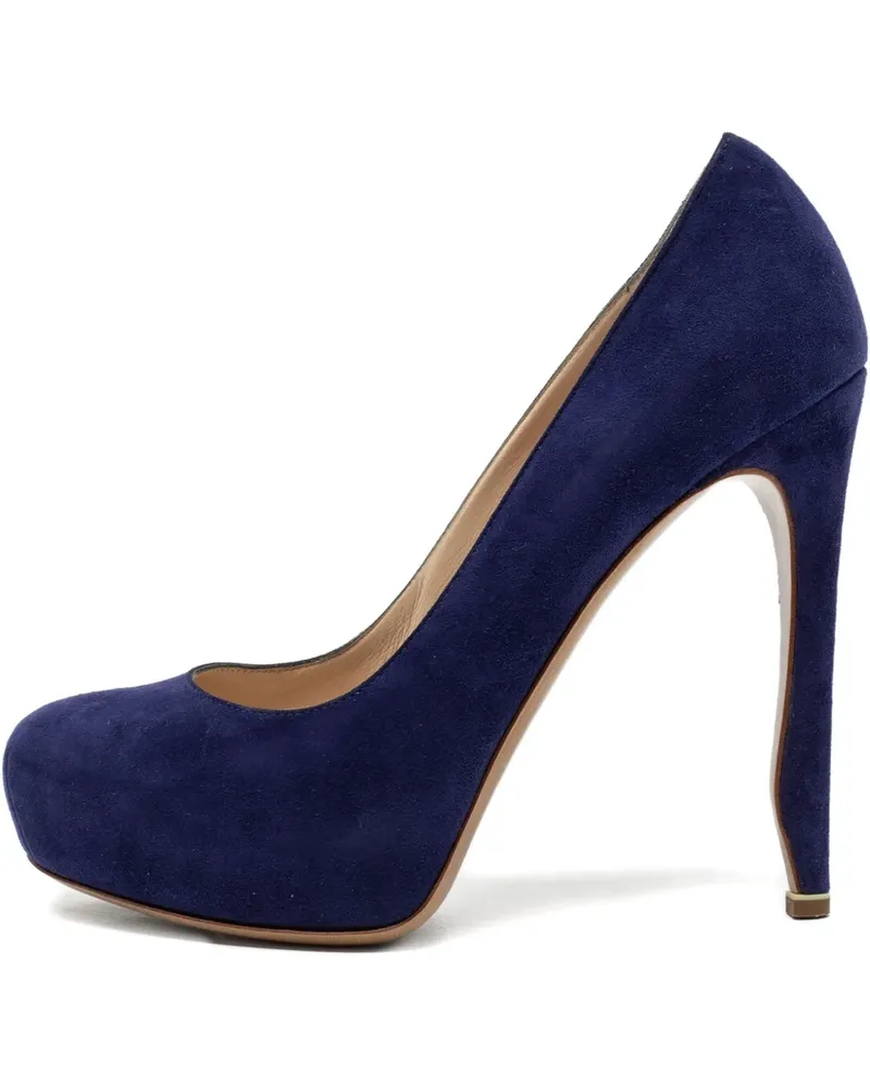 Nicholas Kirkwood Pre-owned Plateau-Pumps 125mm - Blau Blau