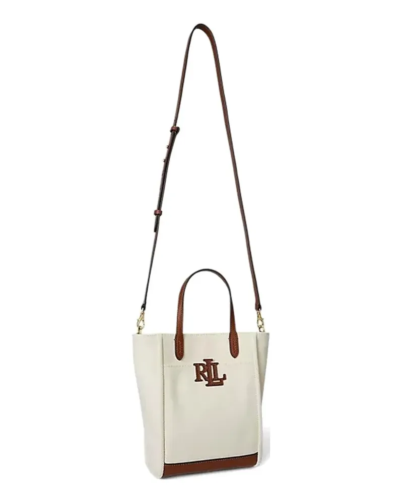 Ralph Lauren small Cameryn logo-detail tote bag - Nude Nude