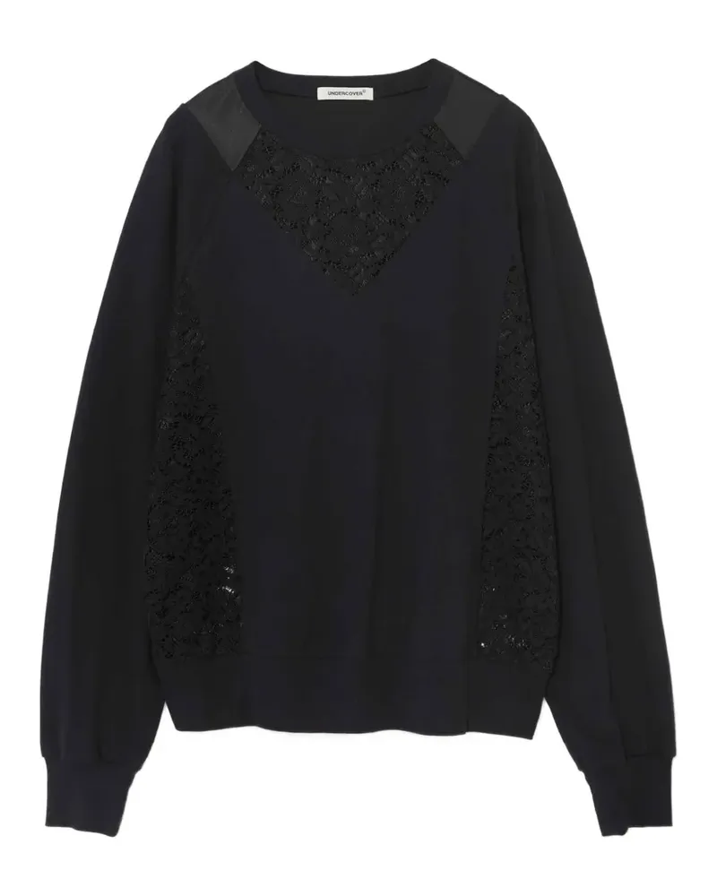 Undercover lace-panelled sweater - Schwarz Schwarz