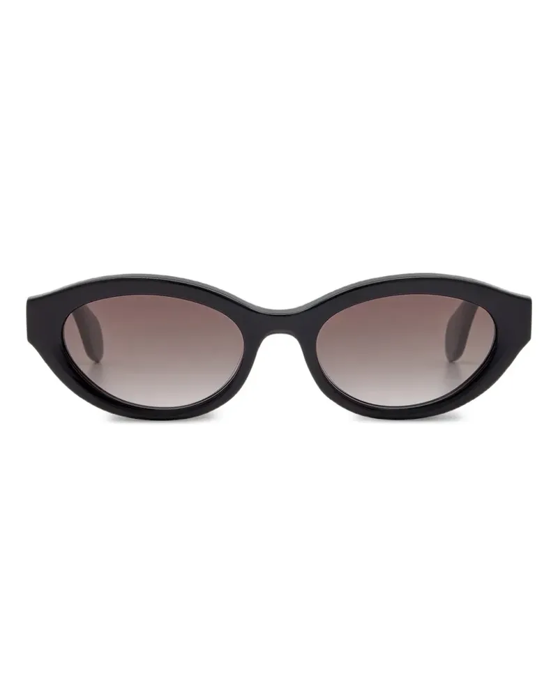 GIGI STUDIOS Mila oval-frame sunglasses - Schwarz Schwarz