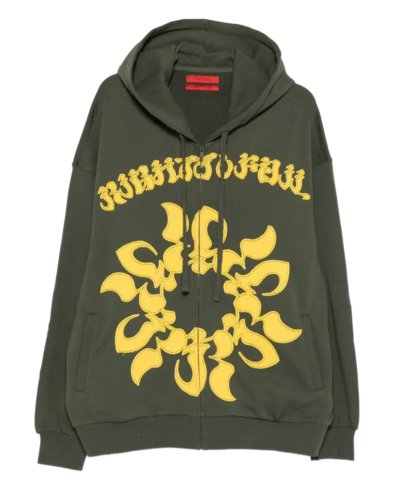 KUSIKOHC Kapuzenjacke mit Stickerei - Grün Grün