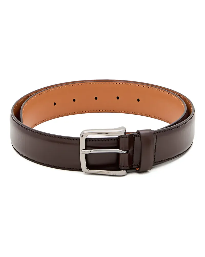 TOD'S leather belt - Braun Braun