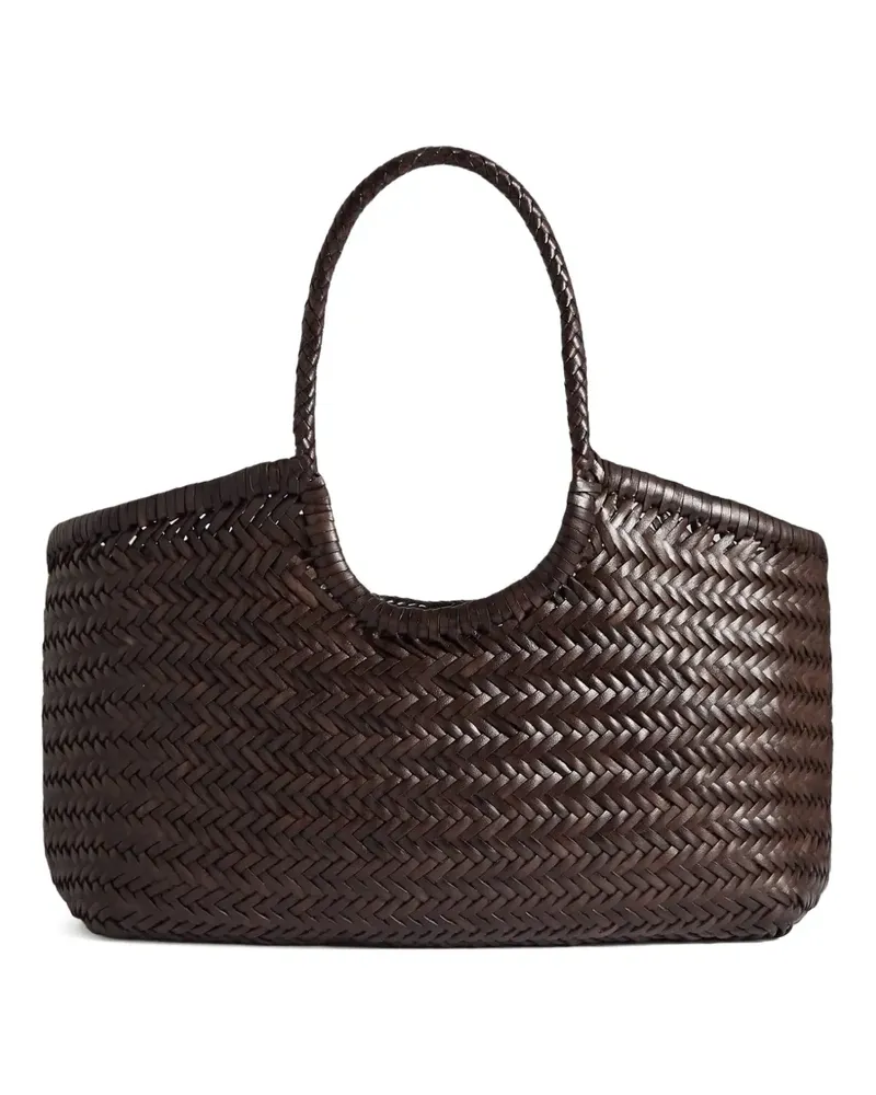 Dragon Diffusion Big Nantucket handwoven big tote bag - Braun Braun