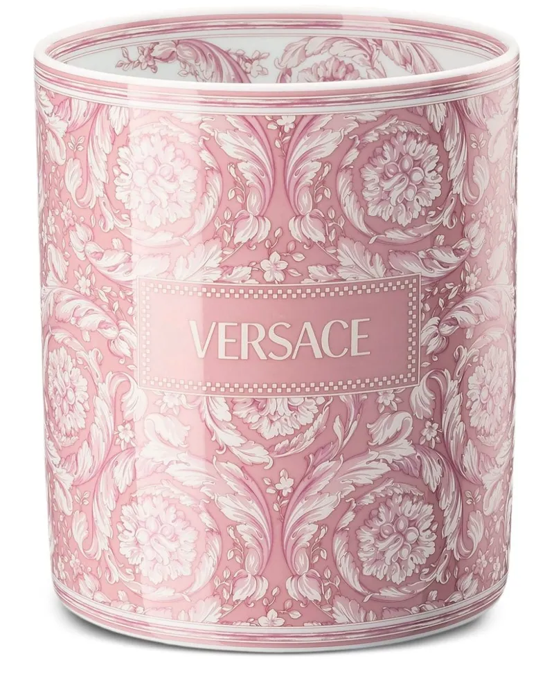 Versace Barocco Porzellanvase (18cm) - Rosa Rosa
