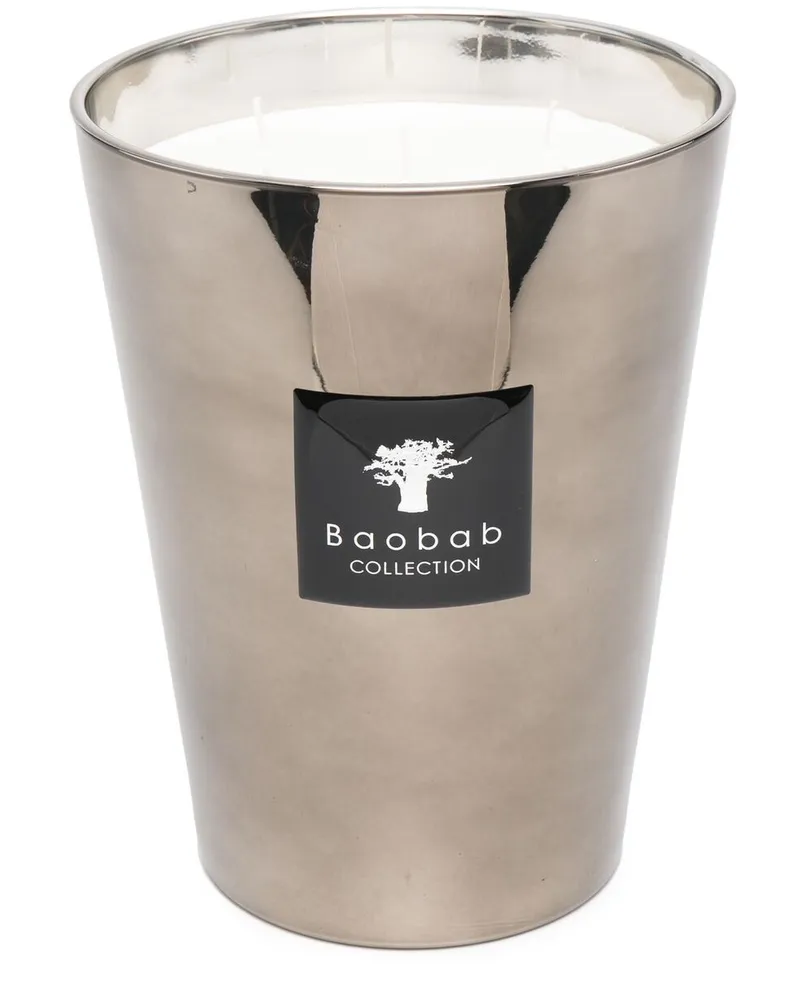 Baobab Collection Platinum Max 24 Duftkerze - Silber Silber