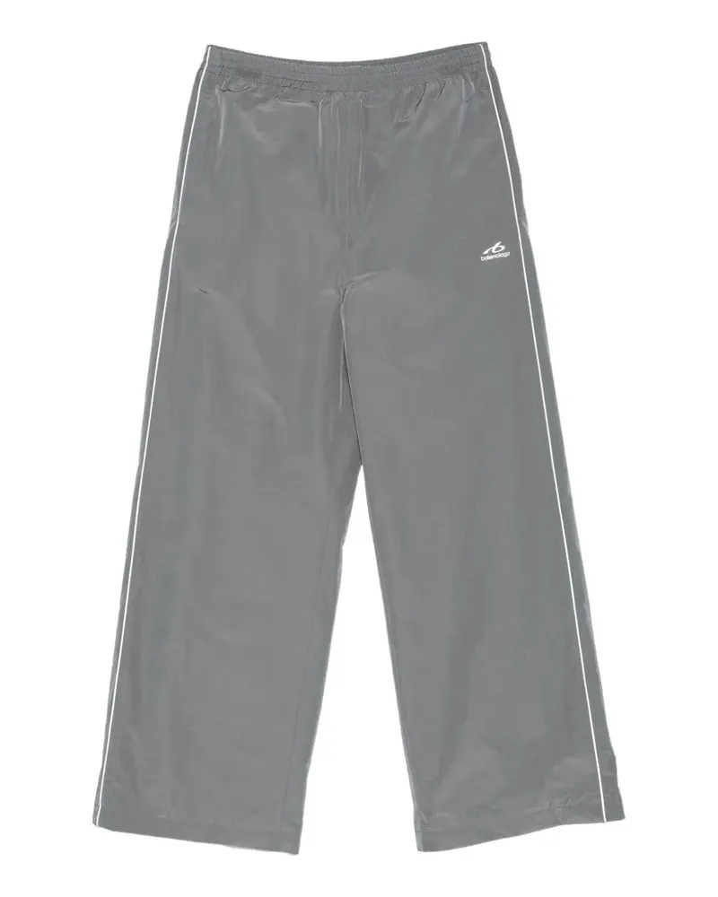 Balenciaga piped-trim track pants - Grau Grau