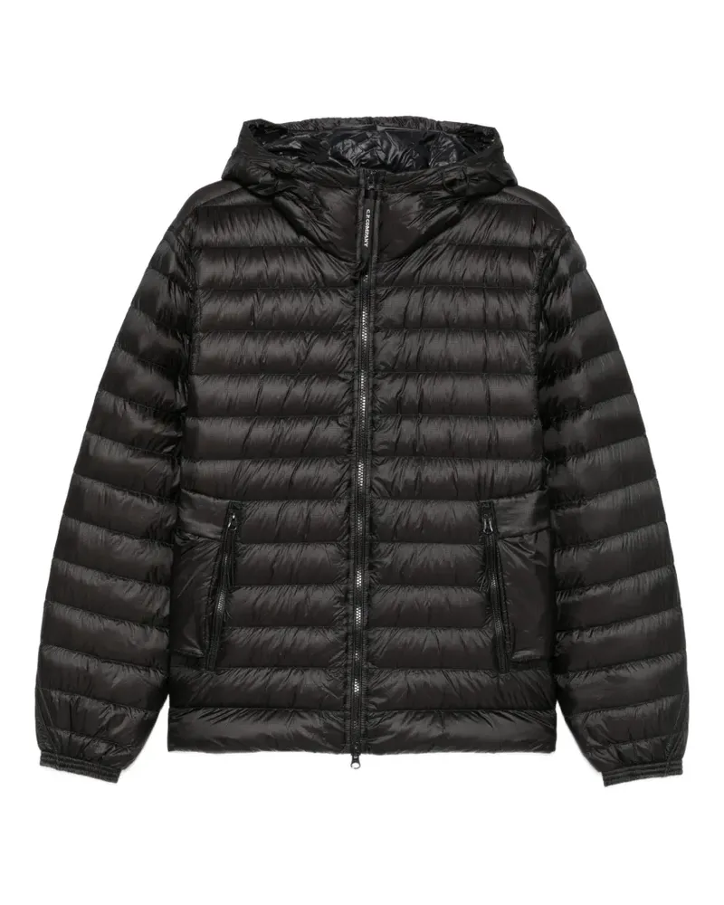 C.P. Company Kapuzenjacke mit Goggle-Detail - Schwarz Schwarz