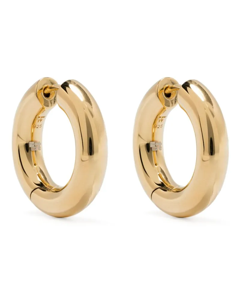 Tom Wood Breite Creolen - Gold Gold