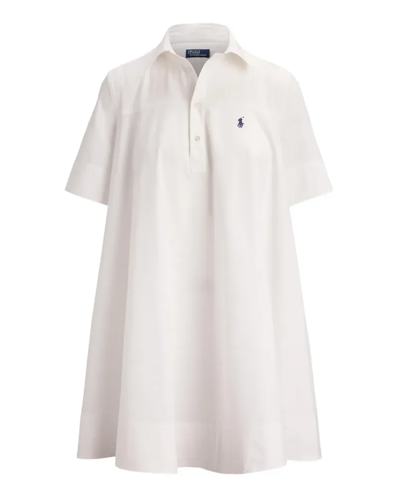 Ralph Lauren Kurzes Hemdkleid - Weiß Weiß