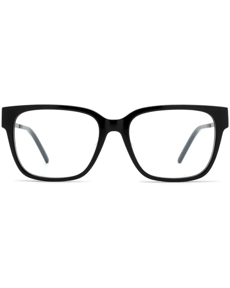 Saint Laurent Brille mit eckigem Gestell - Schwarz Schwarz