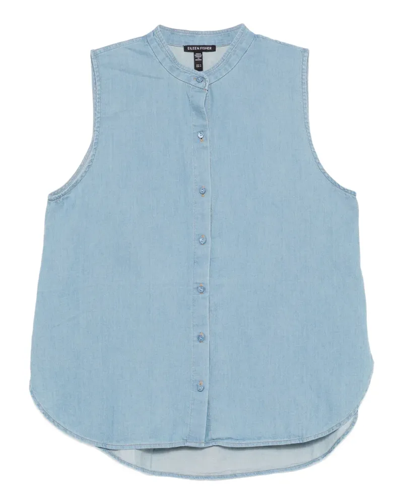 Eileen Fisher Trägershirt aus Bio-Baumwolle - Blau Blau