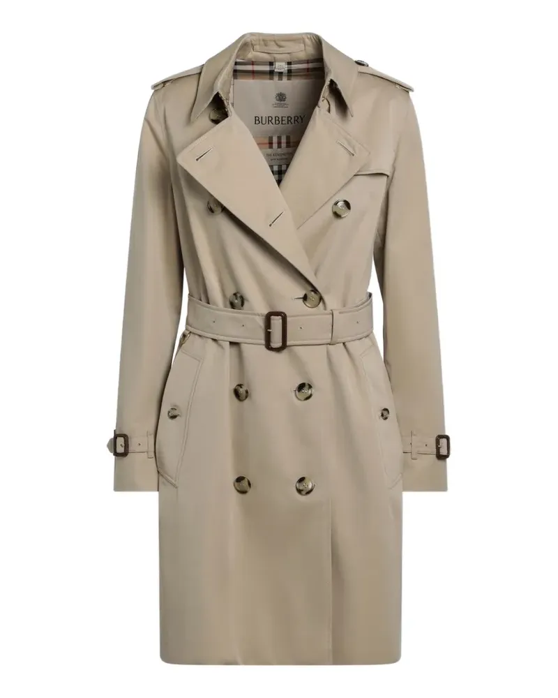 Burberry belted trench coat - Nude Nude