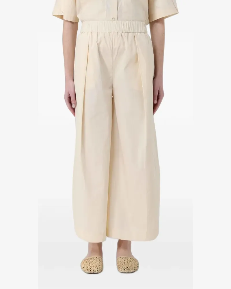Colmar pleated wide-leg palazzo pants - Nude Nude