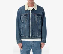 Type III Sherpa Trucker-Jacke - Blau
