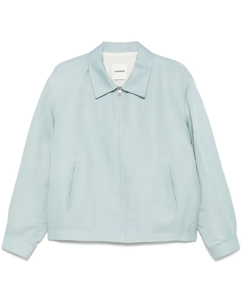 Sandro Twill-Hemdjacke - Blau Blau