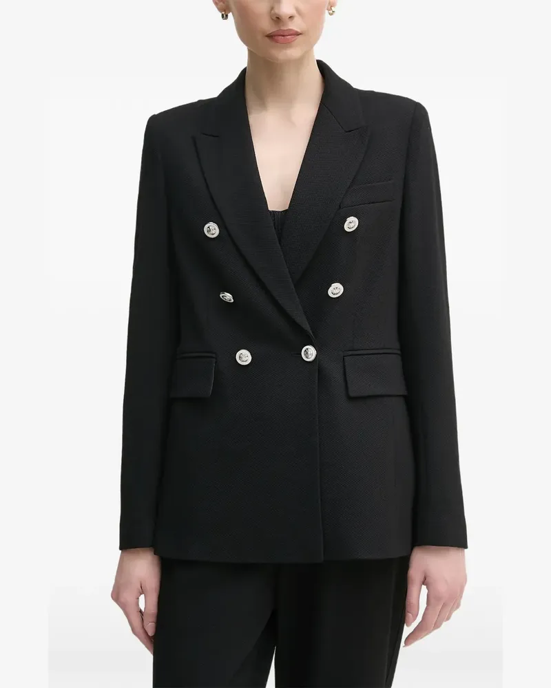 MARC AUREL Cropped-Hose mit hohem Bund - Schwarz Schwarz