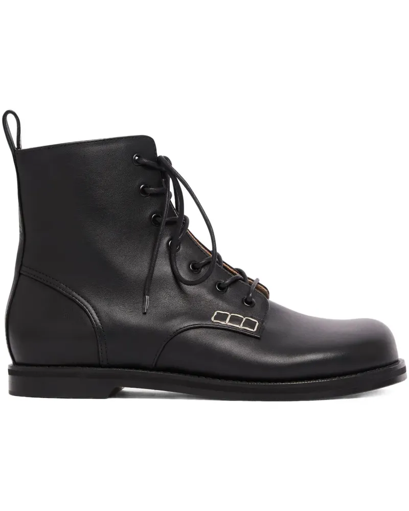 J.W.Anderson Schnürstiefel aus Leder - Schwarz Schwarz