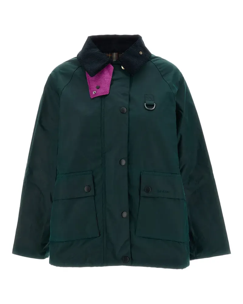 Barbour x Paul Smith Loves  waxed cotton jacket - Grün Grün