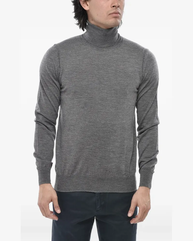 Paolo Pecora Milano Pullover mit Rollkragen - Grau Grau