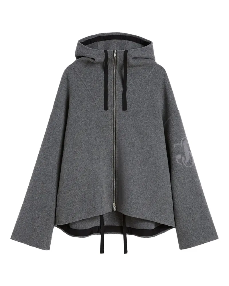 Jil Sander Jacke mit Filz-Finish - Grau Grau