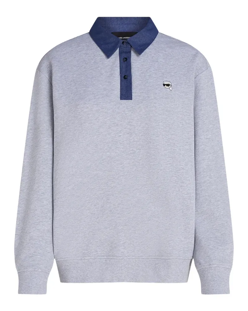 Karl Lagerfeld Ikon Poloshirt - Grau Grau