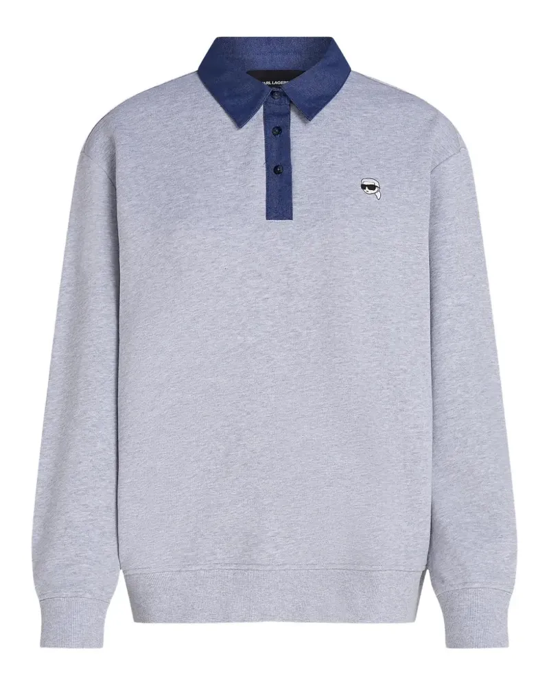 Karl Lagerfeld Ikon Poloshirt - Grau Grau