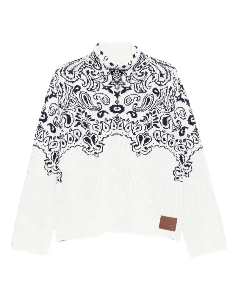 GOLDBERGH Anshin Pullover mit Paisleymuster - Grau Grau