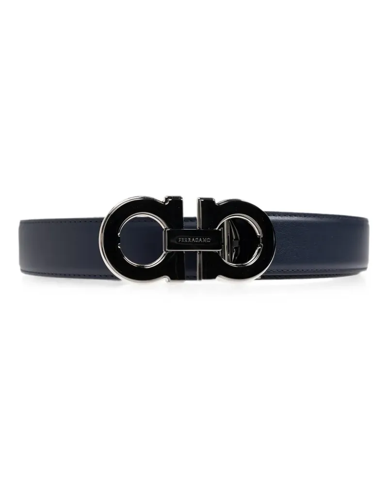 Ferragamo Gancini reversible belt - Blau Blau