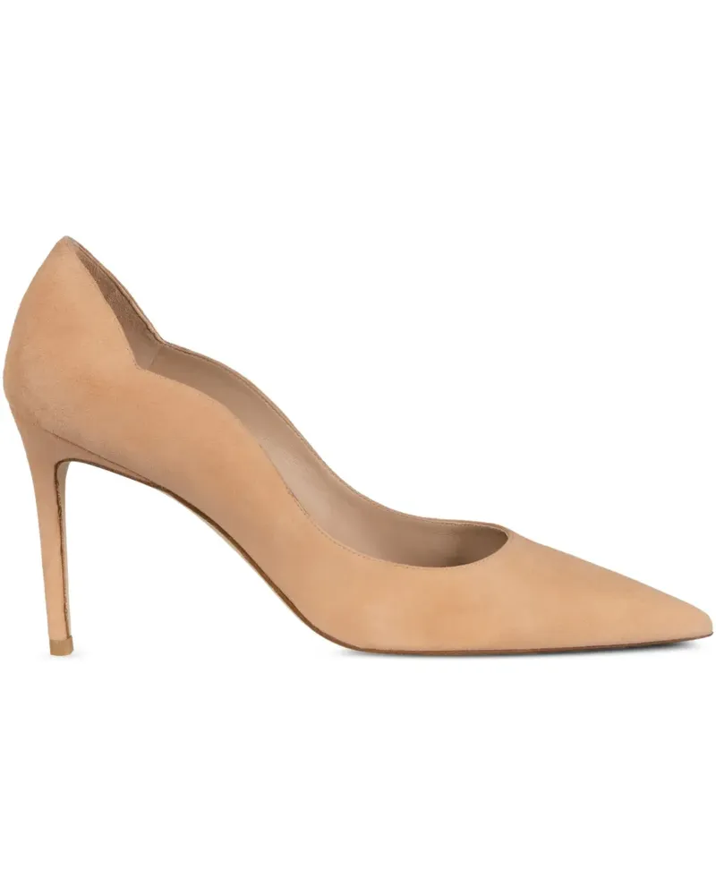 Stuart Weitzman Pumps mit spitzer Kappe 90mm - Nude Nude