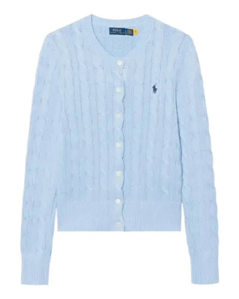 Ralph Lauren cable-knit cotton cardigan - Blau Blau