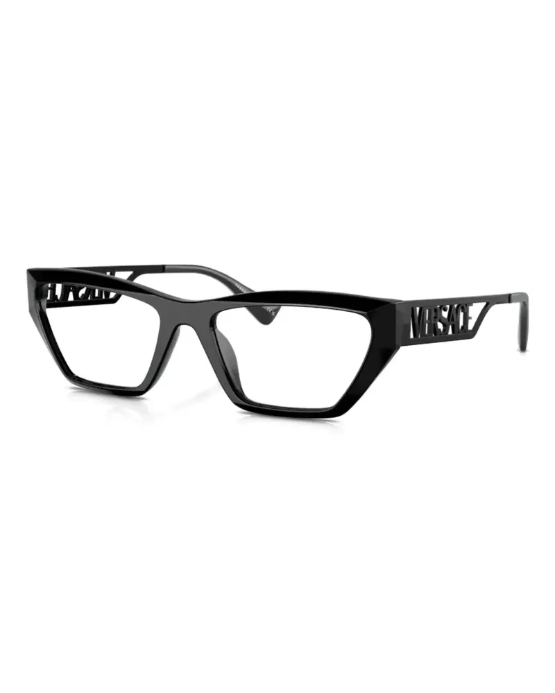 Versace cut-out cat-eye glasses - Schwarz Schwarz