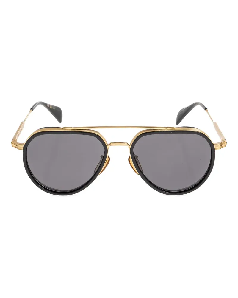 EYEWEAR by DAVID BECKHAM pilot-frame sunglasses - Gold Gold
