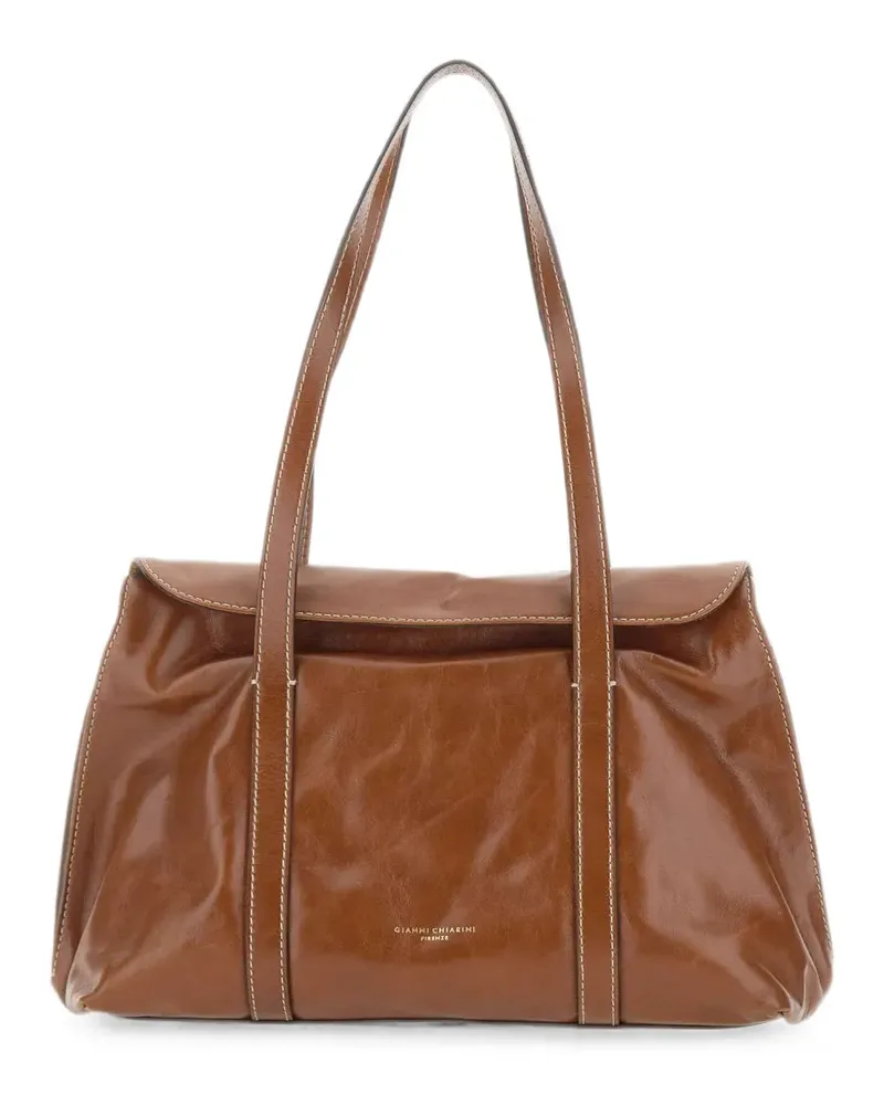 Gianni Chiarini Marghe leather shoulder bag - Braun Braun