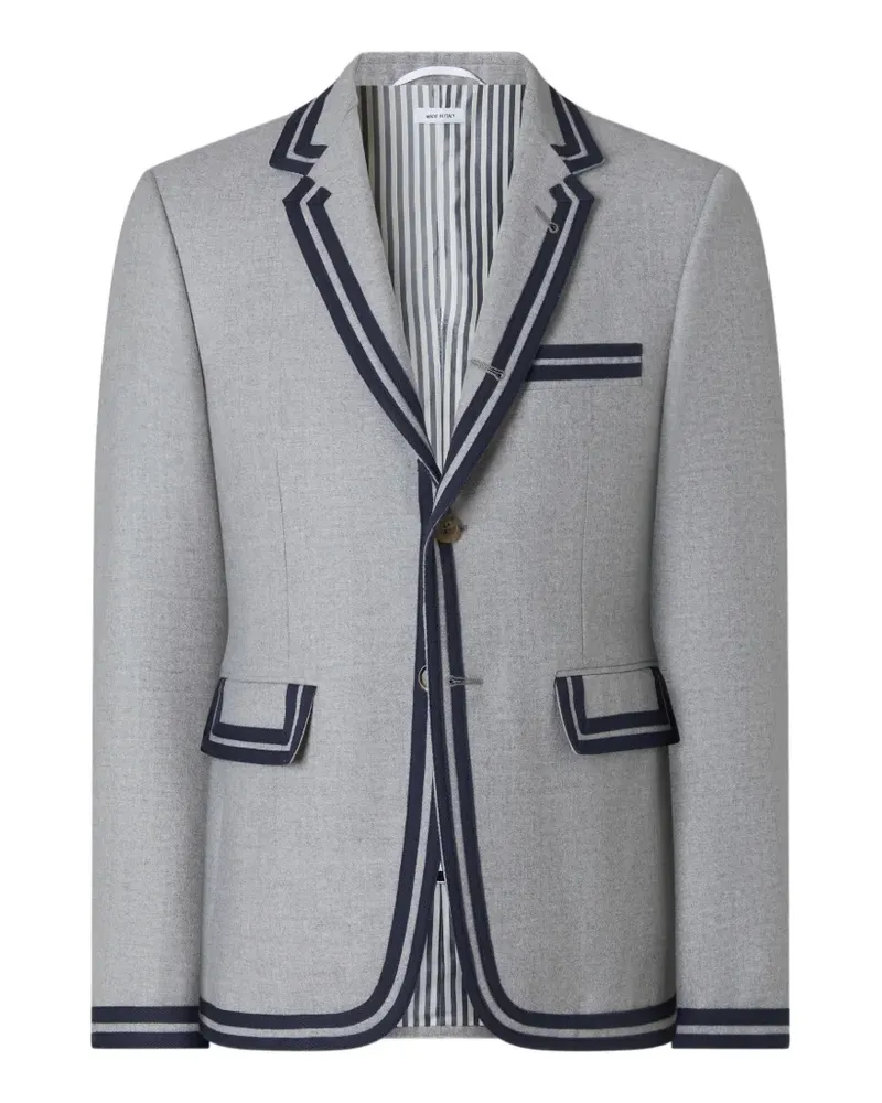 Thom Browne wool flannel cricketing sportcoat - Grau Grau