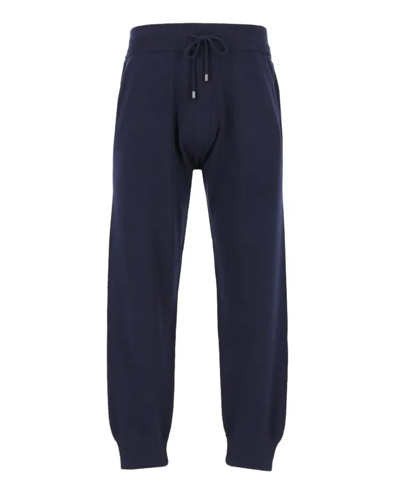 Al Duca D’Aosta 1902 cashmere track pants - Blau Blau