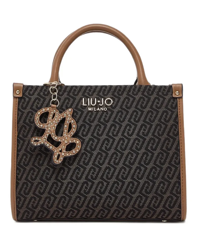 Liu Jo small jacquard bag - Schwarz Schwarz