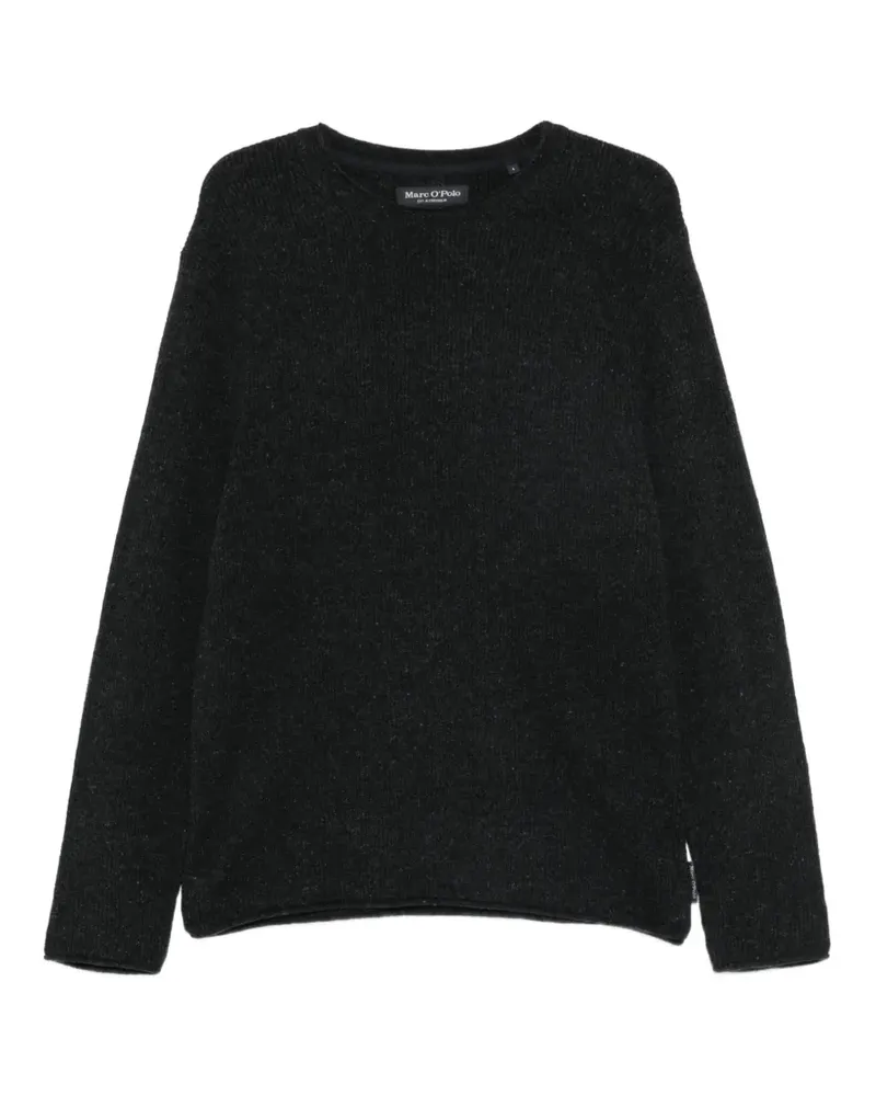 Marc O'Polo flecked knit sweater - Schwarz Schwarz