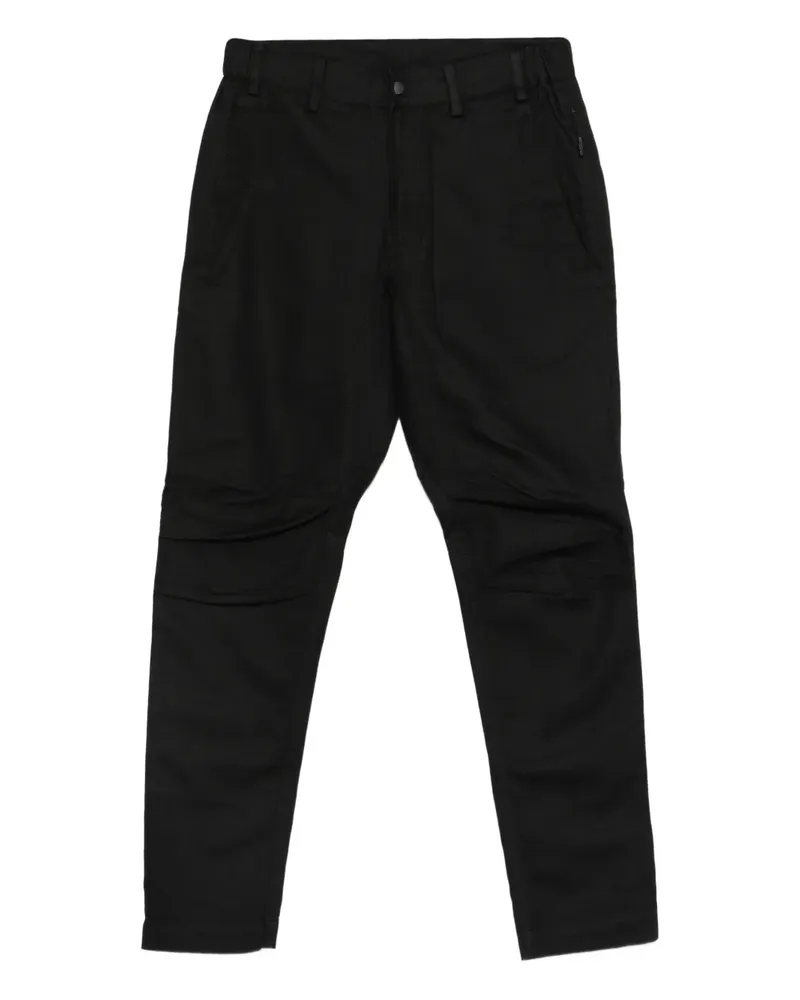 maharishi Hose mit Kontrasteinsätzen - Schwarz Schwarz