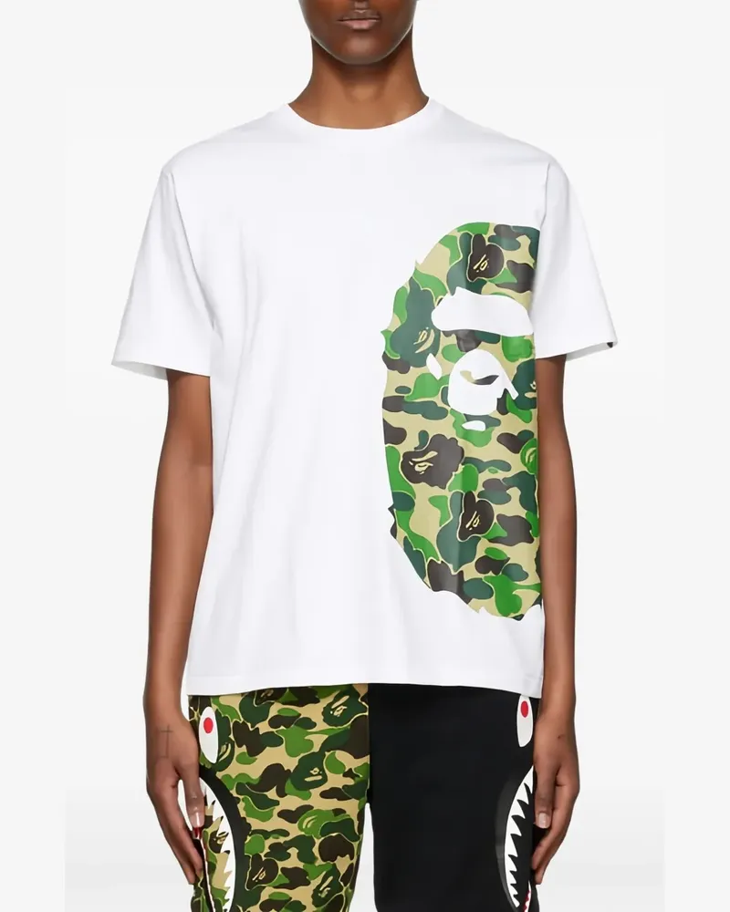BAPE Side Big Ape Head "ABC Camo" T-Shirt - Weiß Weiß
