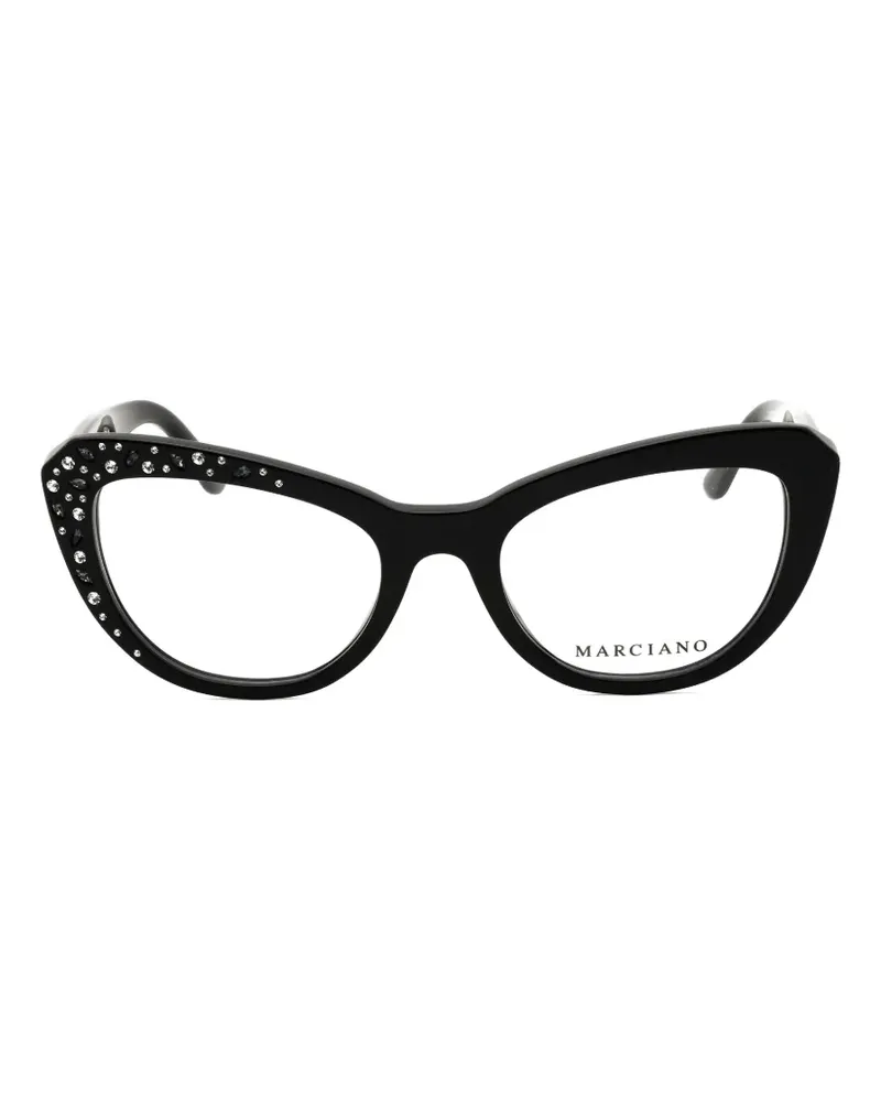 MARCIANO Los Angeles crystal-embellished cat-eye glasses - Schwarz Schwarz