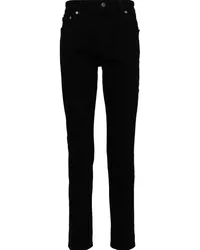 Roberto Cavalli Halbhohe Skinny-Jeans Schwarz