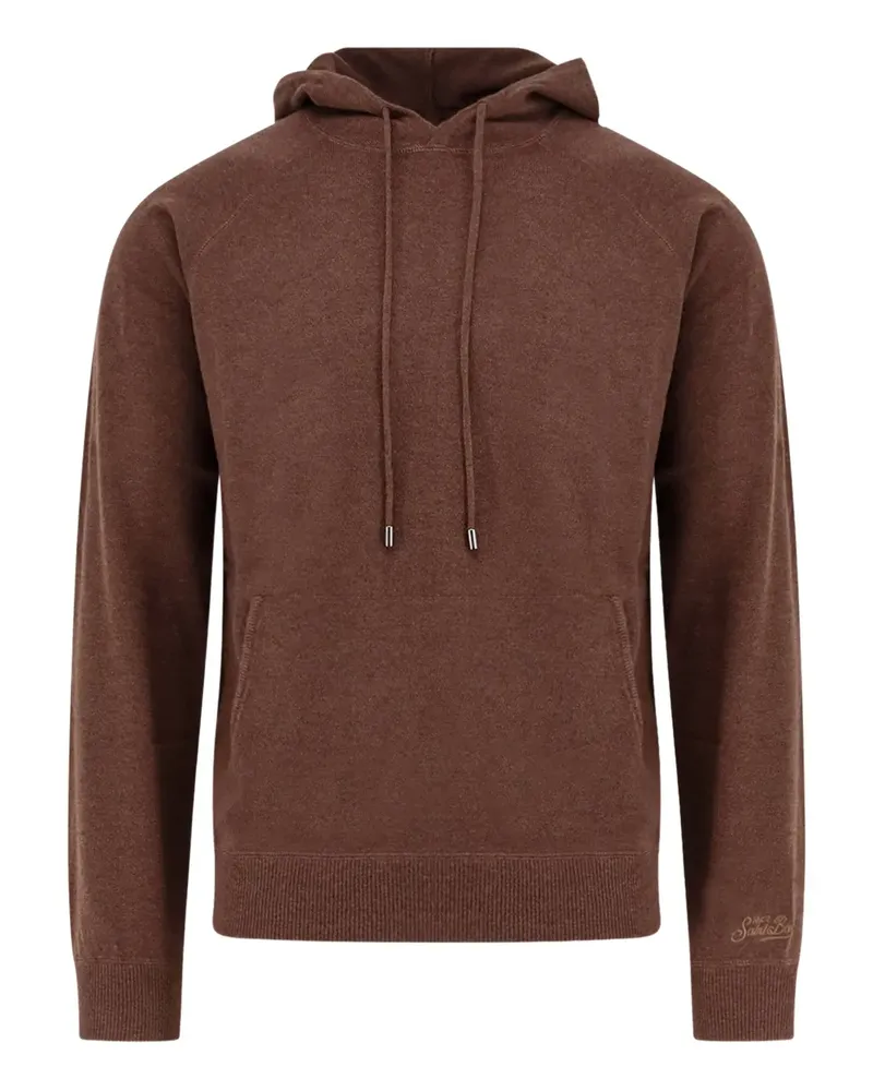 MC2 Saint Barth Willbur front pouch pocket hoodies - Braun Braun