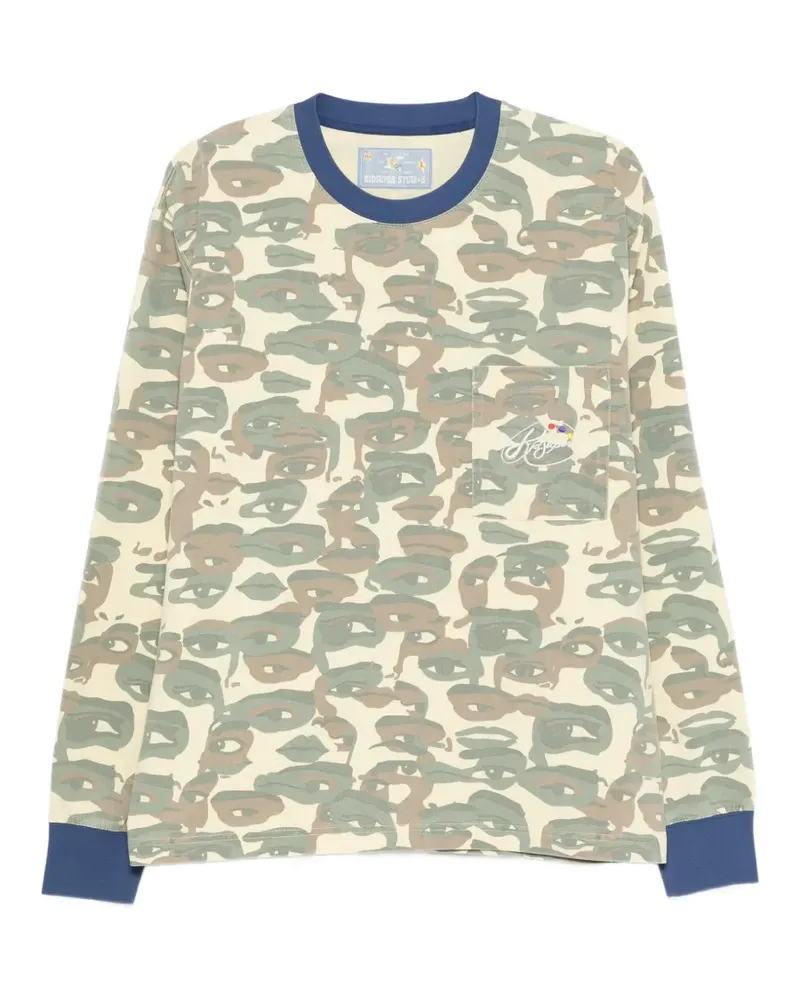 KidSuper camouflage pocket T-shirt - Nude Nude